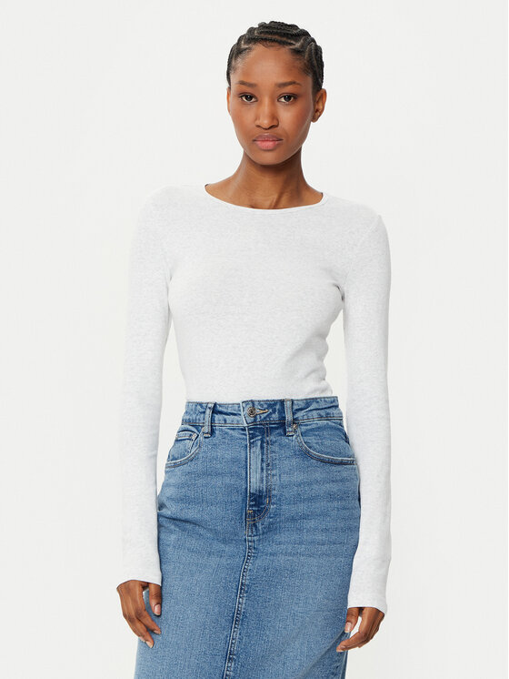 

Блузка обычного кроя 24216 Gina Tricot, серый