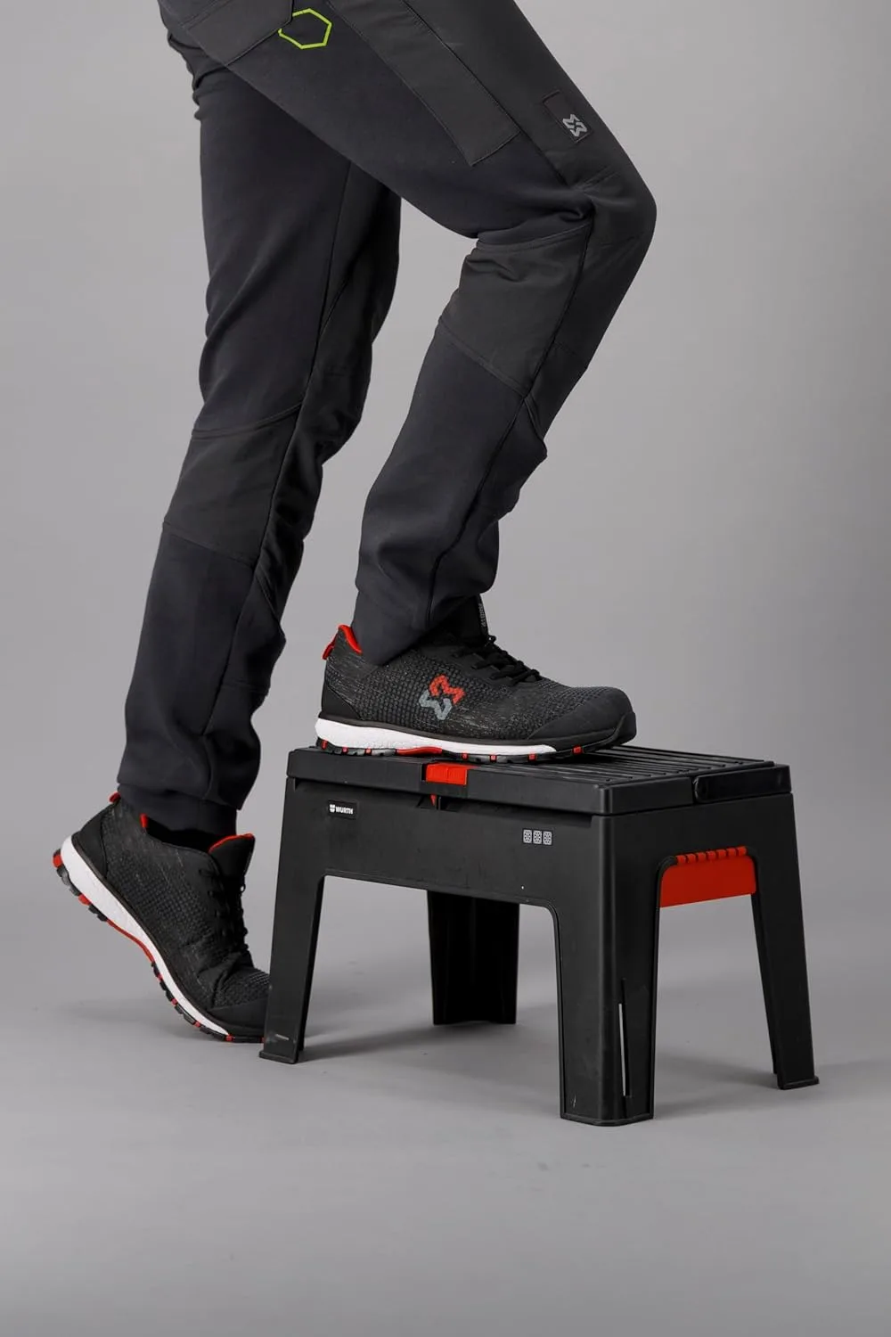 Рабочие ботинки WURTH MODYF Safety Shoes S3 Caracas Micro ESD - для мужчин и женщин - без металлических деталей и водоотталкивающие - размеры 35-48, угольный — фото 3