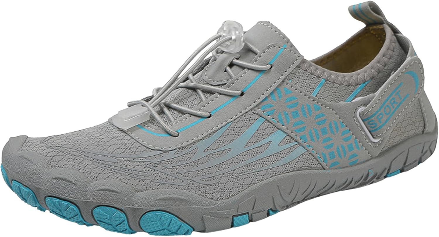 

Кроссовки для мужчин и женщин, дышащие, быстросохнущие, для пляжа, походов, спорта и комфортной ходьбы Generic, серый