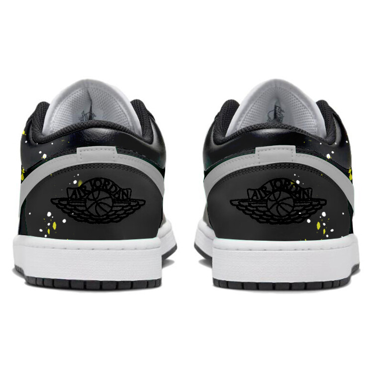 Кроссовки Air JORDAN 1 Vintage Basketball Shoes Men Low-Top Black White — фото 4