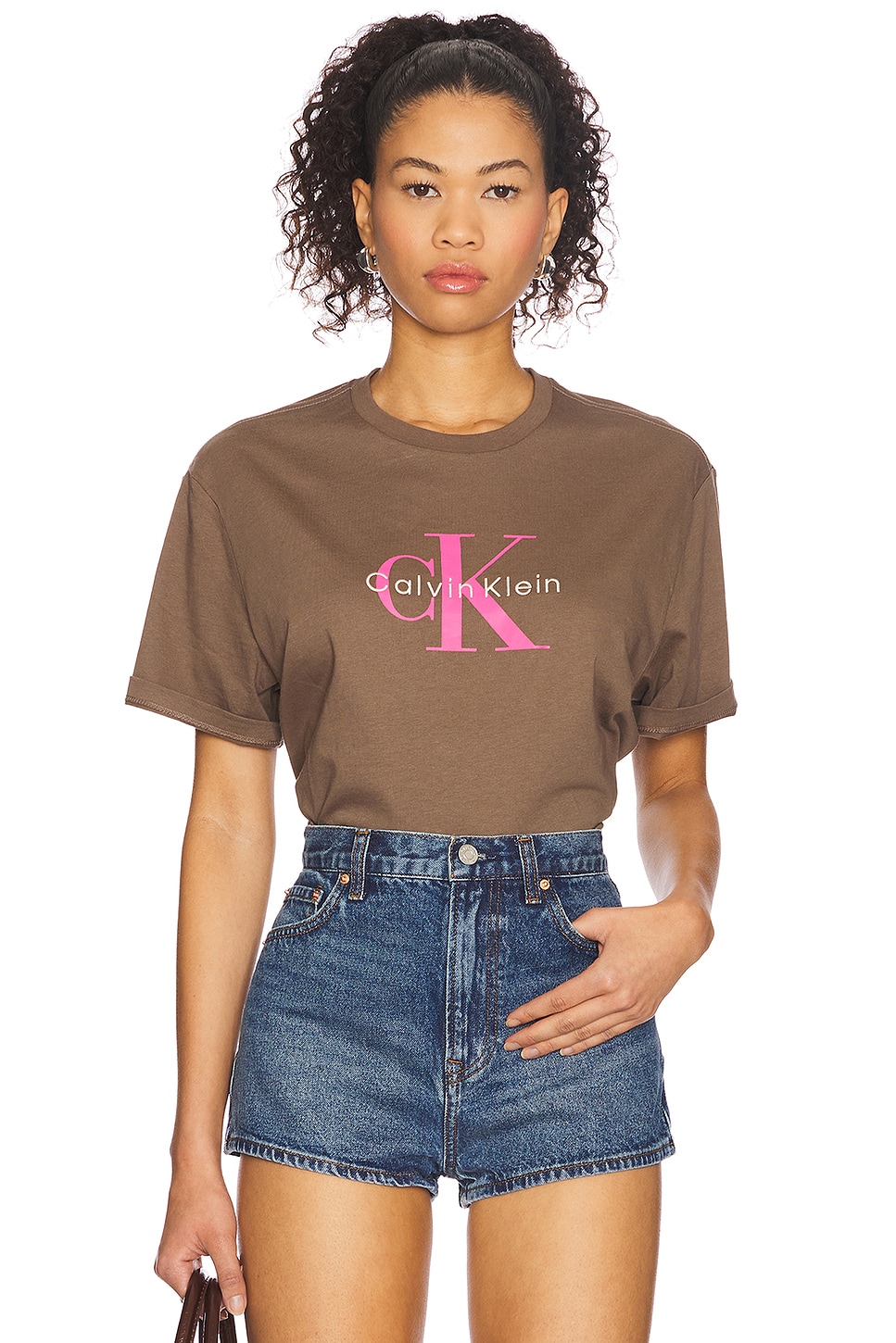 

Футболка Monologo Calvin Klein, chocolate chip