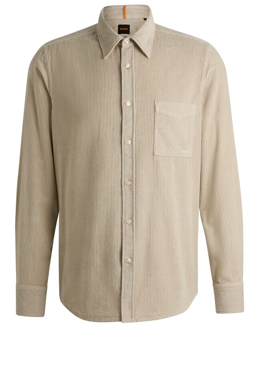 

Рубашка BOSS Regular fit Button Up Relegant, бежевый