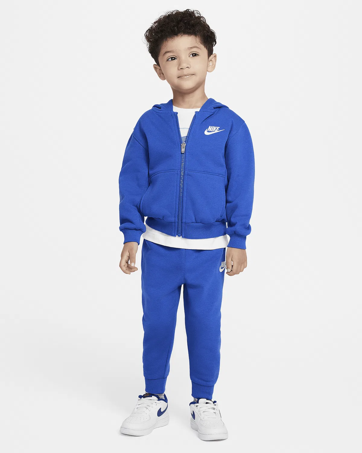 Детский (12-24M) 2-предметный комплект Club с полной застежкой-молнией Nike, Game Royal