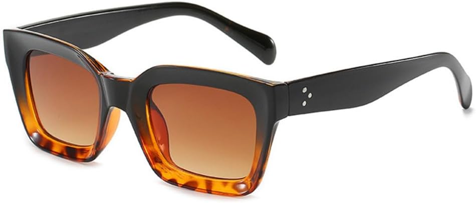 

Солнцезащитные очки «кошачий глаз» для женщин, ретро-винтажные солнцезащитные очки для женщин, очки с защитой от ультрафиолета UV400 для вождения TYUVIVO, C6 Black Leopard