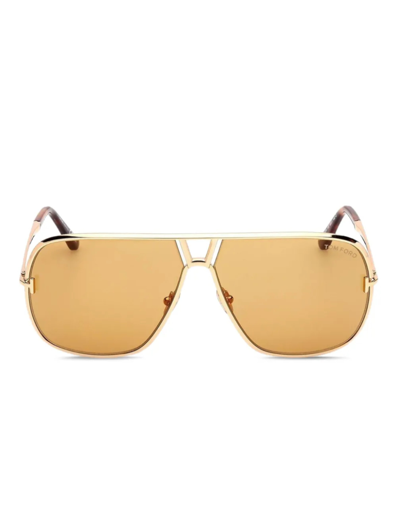 

TOM FORD Eyewear солнцезащитные очки с логотипом, желтый