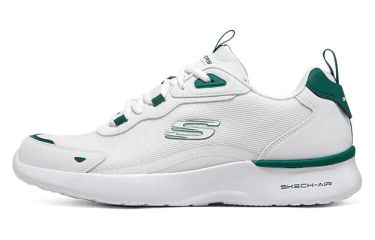 

Кроссовки мужские низкие белые/зеленые Skechers, Зеленый, Кроссовки мужские низкие белые/зеленые Skechers