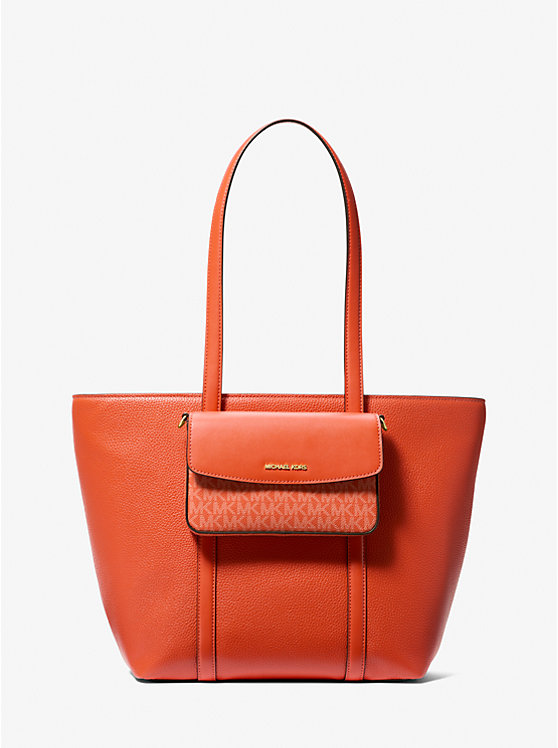 

Сумка-Тоут Jet set 2-в-1 из шагреневой кожи с логотипом Michael Kors, красный
