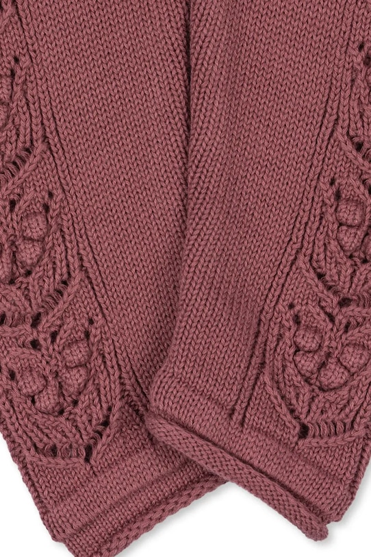 Детские хлопковые леггинсы CABBY PANTS GOTS Konges Sløjd, розовый — фото 4
