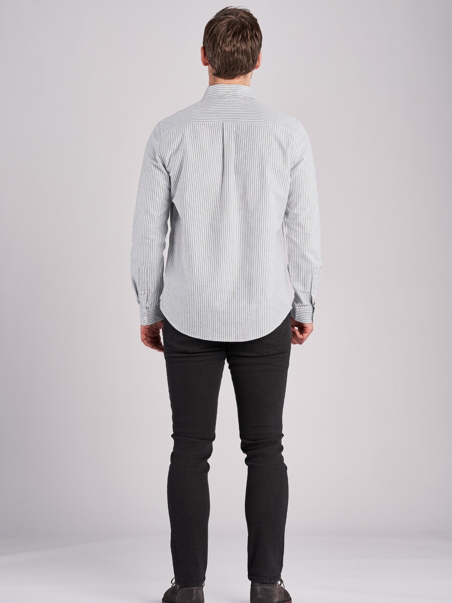 Рубашка на пуговицах классического кроя U.S. POLO ASSN. Armin, Mottled Grey — фото 4