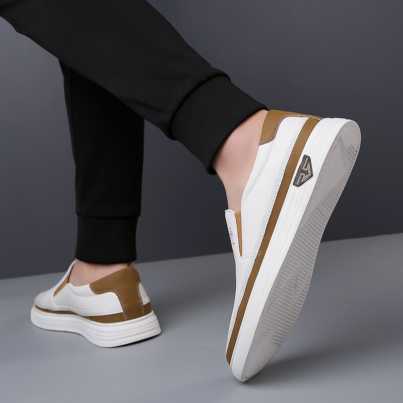 Туфли мужские Men"s Casual Men Low-Top Captain Illy, белый — фото 4