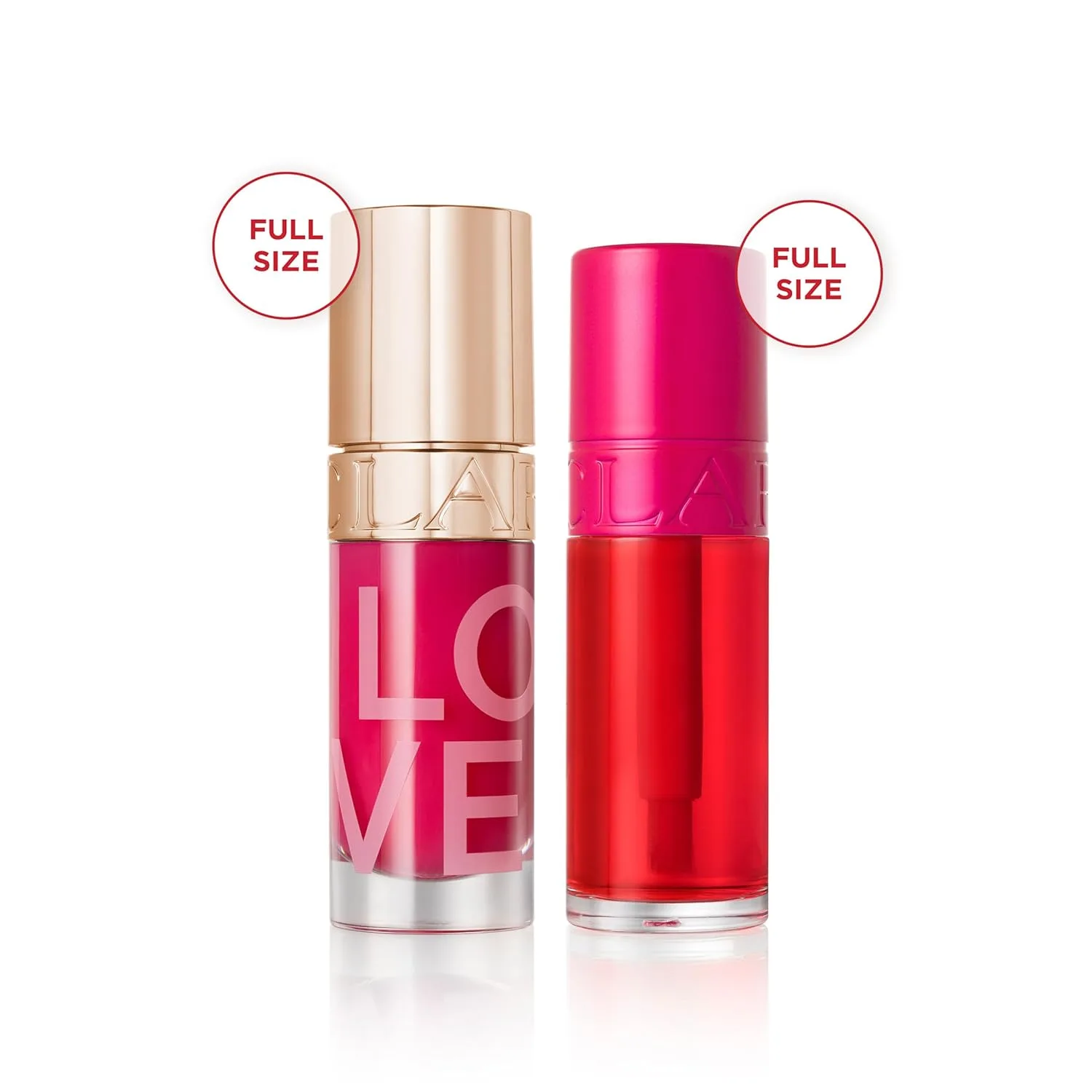 Масло для губ Clarins Lip Comfort Oil, увлажняющее и питающее, с блеском, успокаивает и защищает, 93% натуральных ингредиентов, 5,7 мл, Lip Duo Set — фото 2