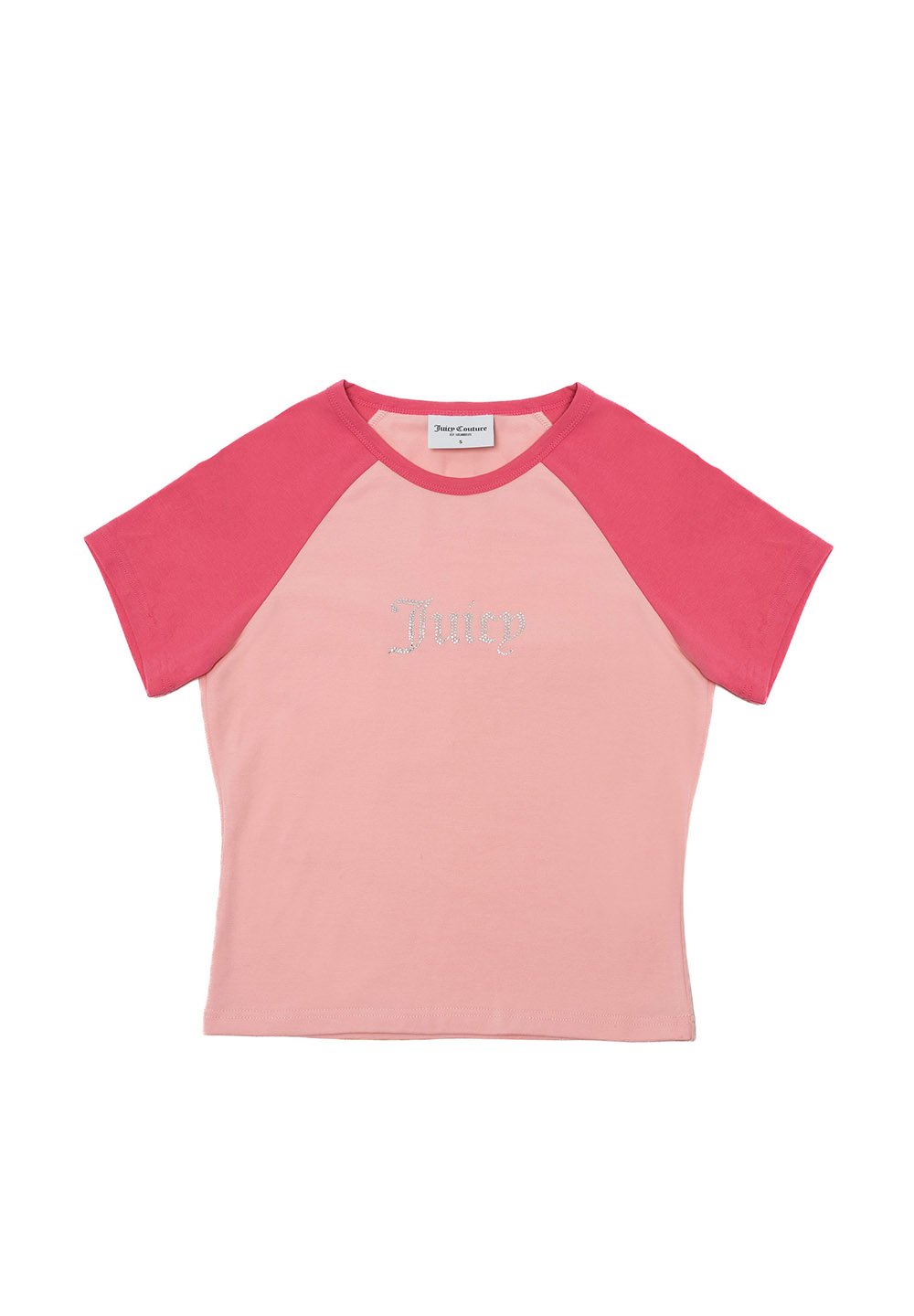 

Футболка с принтом Juicy Couture, неоново-розовый