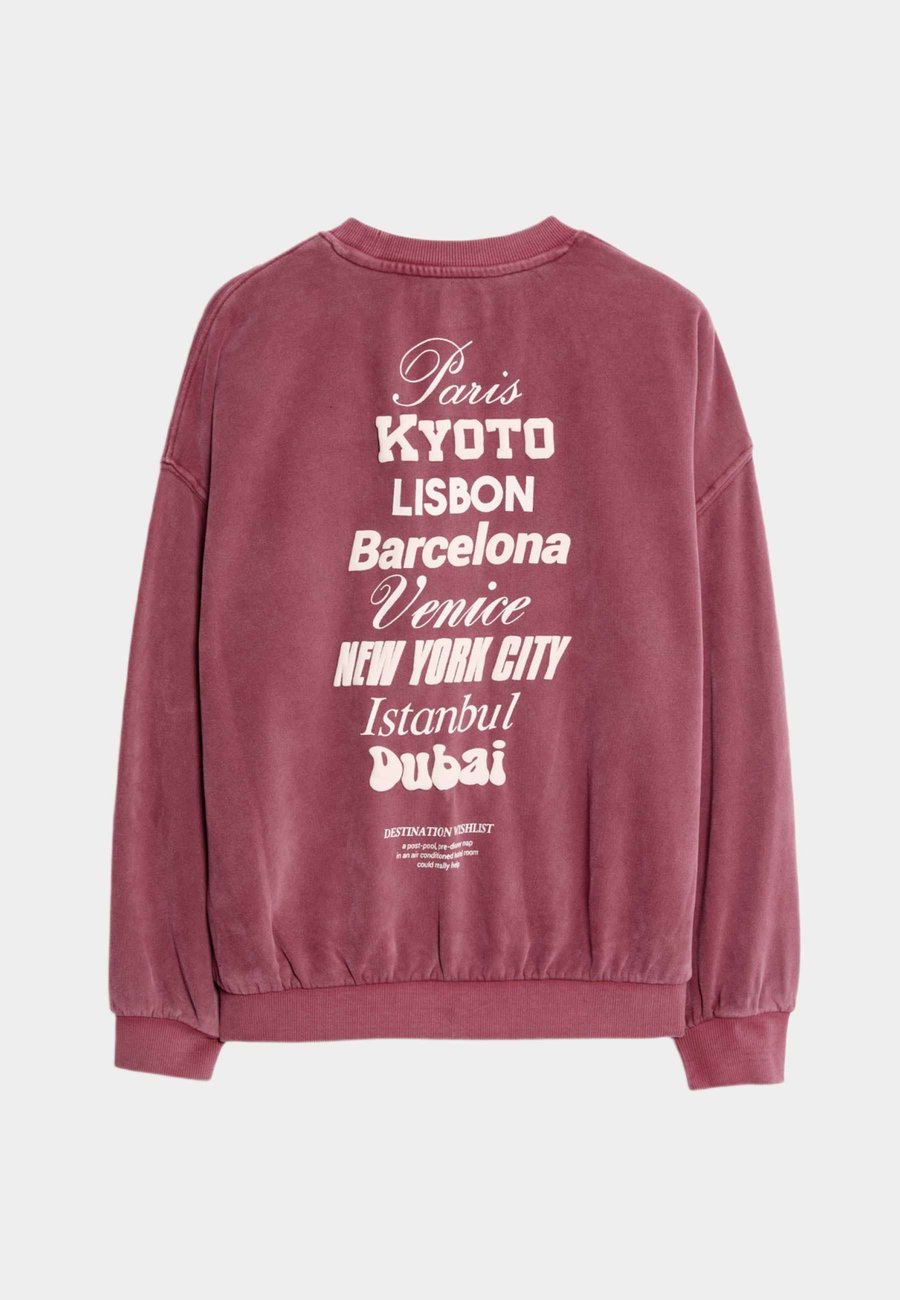 Толстовка Marks & Spencer CITY GRAPHIC , Claret/Pink — фото 2