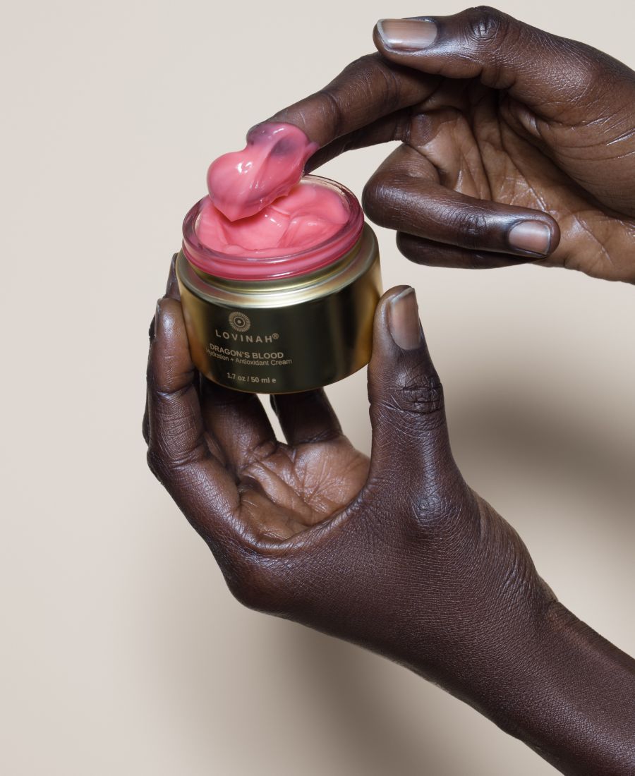 Крем для лица Lovinah Skincare — «Драконья кровь и мастиковая вода», , красный — фото 4