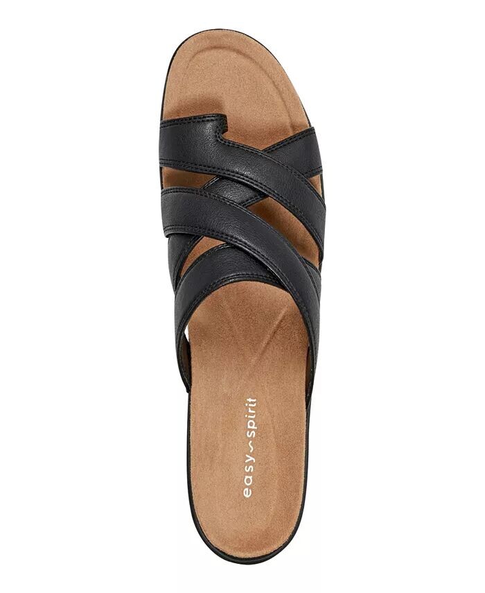 Женские повседневные сандалии Westly Strappy Flat Easy Spirit, черный — фото 4