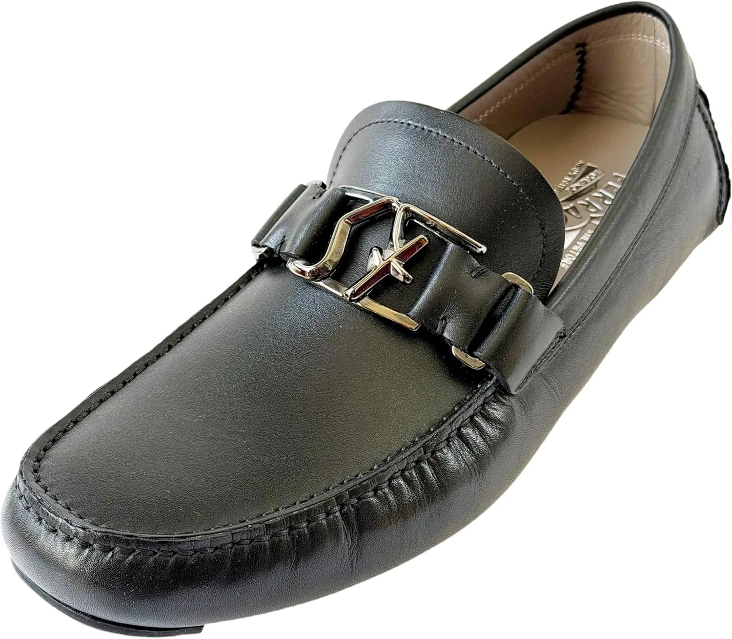 Лоферы из телячьей кожи, Salvatore Ferragamo, черный