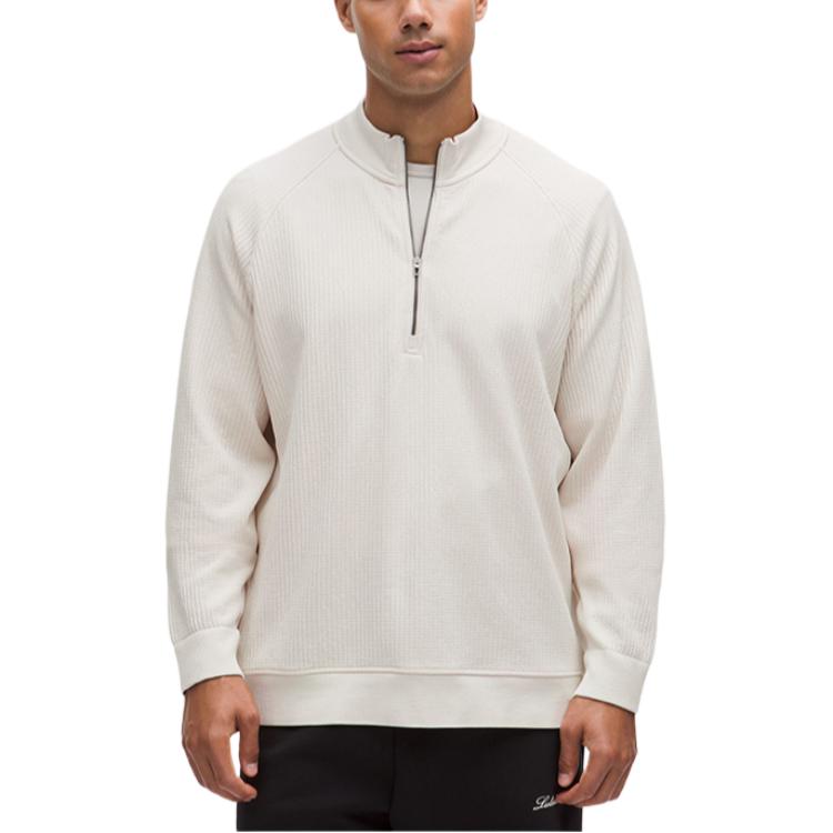 

Мужская трикотажная одежда, воротник-стойка, средней жесткости, другие характеристики Lululemon, bone белый/bone белый/bone/bone