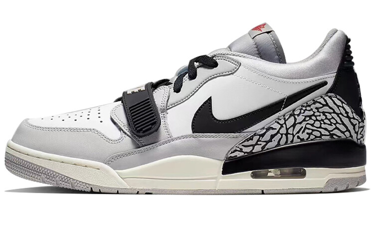 Кроссовки Jordan Legacy 312 Vintage Basketball Shoes Men Low-top Grey/white, серый — фото 4
