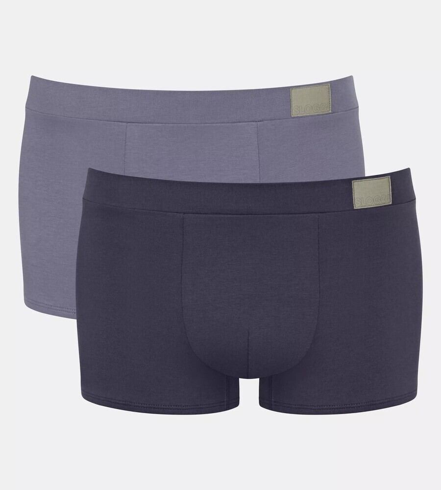 

Трусы SLOGGI Boxer shorts Go, цвет dusty blue/dark blue