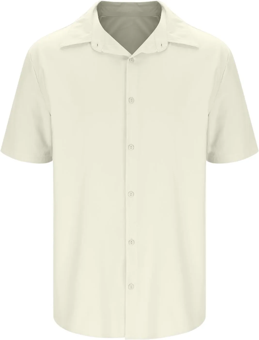 Мужская рубашка с коротким рукавом Casual Button Down Wrinkle Free — фото 4