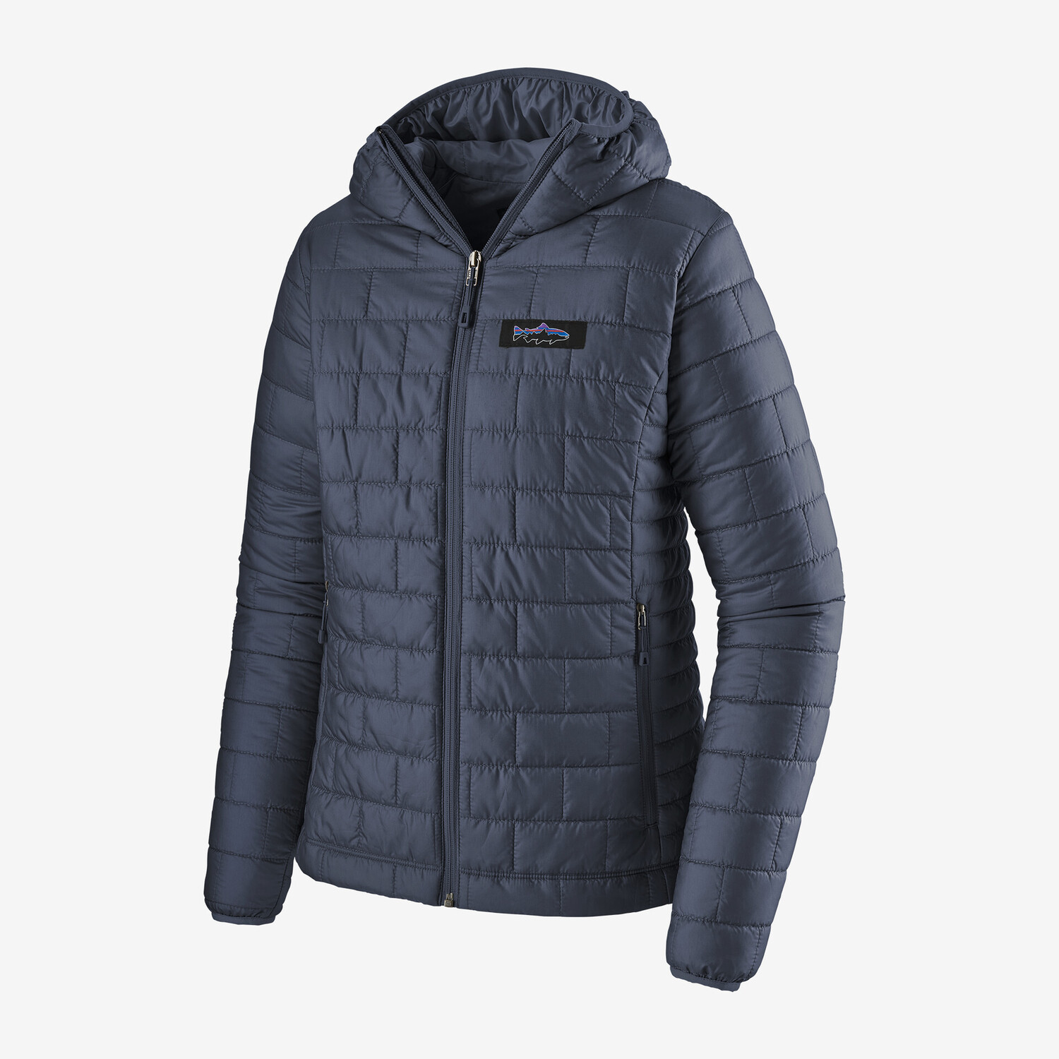 

Женская толстовка Nano Puff Fitz Roy Trout Patagonia, тлеющий синий