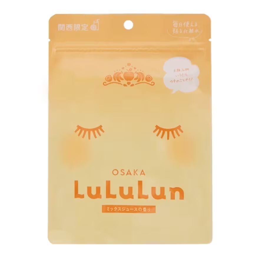 

Lululun Маска для лица Lululun Osaka M 1K 7'S มาสก์หน้า นุ่ม กระจ่างใส อิ่มน้ำ, Orange