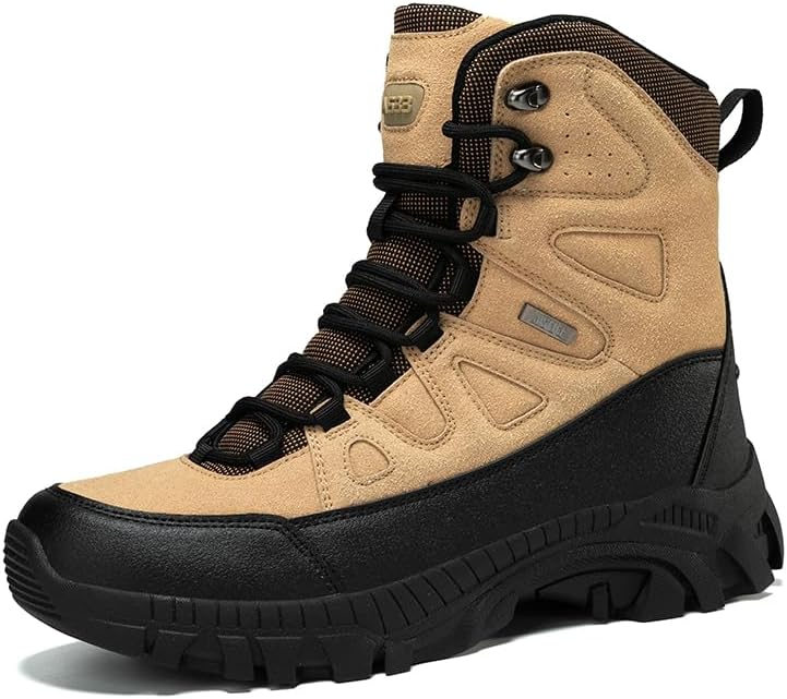 

Мужские тактические военные ботинки Легкие ботинки С боковой молнией Джунгли ботинки 20 см Боевые пустынные ботинки Туристические ботинки Senlongbao, хаки