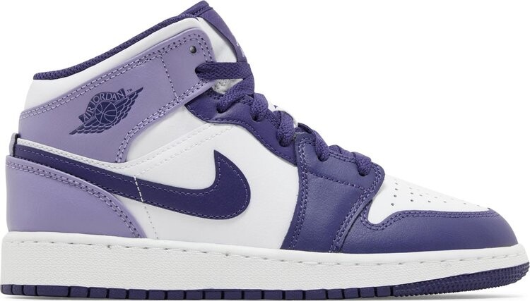 

Кроссовки Air Jordan 1 Mid GS 'Sky J Purple', фиолетовый