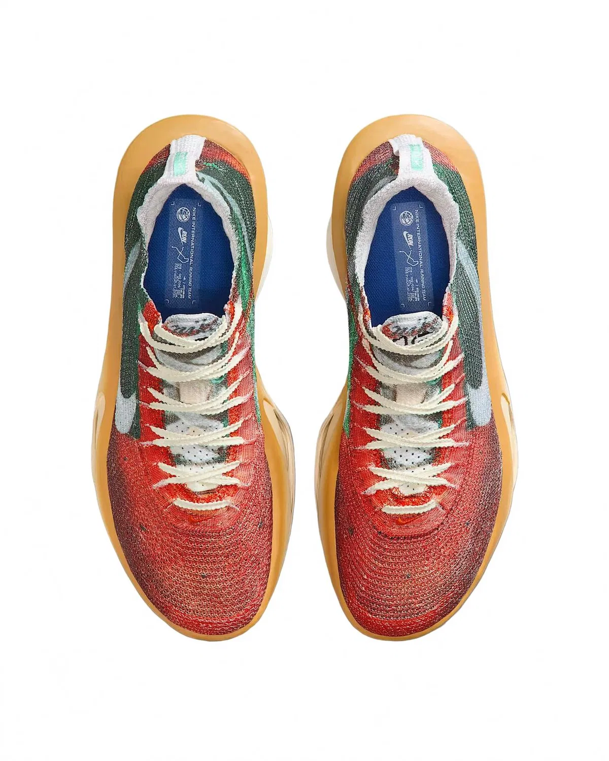 Nike Мужские кроссовки Air Zoom Alphafly 3 Premium в расцветке Multi-Color/clear-Starfish-Aloe Verde — фото 3