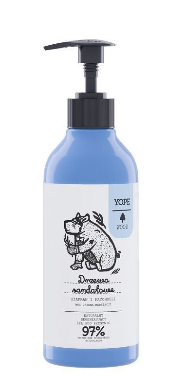 

Yope Wood Drzewo Sandałowe, Szafran i Patchouli гель для душа, 400 ml