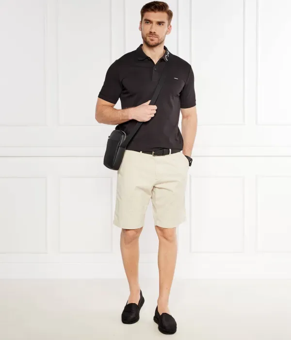 Вышивка поло пике slim fit Calvin Klein, черный — фото 2