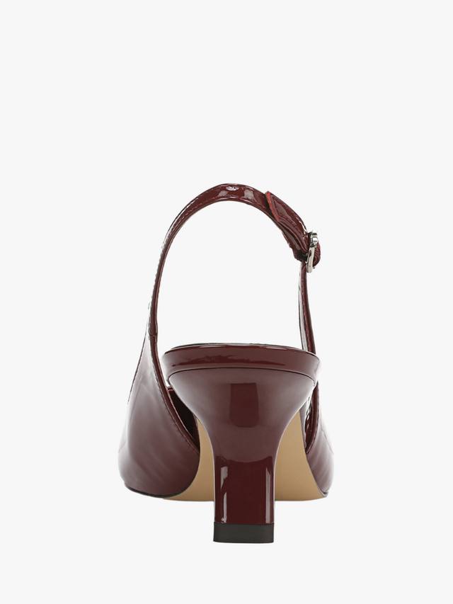 Босоножки Bianka на каблуке kitten heel с ремешком на щиколотке Sam Edelman, French Merlot — фото 4