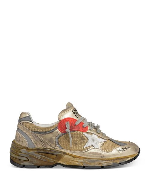 Женские низкие кеды Deluxe Brand Dad-Star Golden Goose, цвет Gold — фото 2