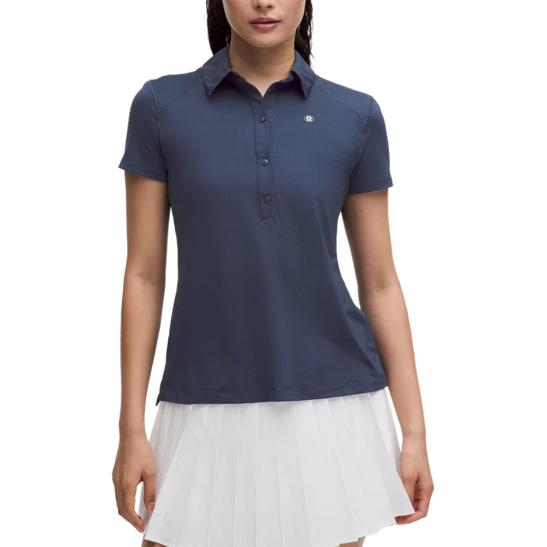 

Быстросохнущая поло для женщин Lululemon, club синий (casual синий)/clbl