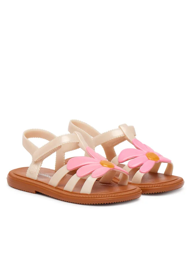 Сандалии Mini Melissa Hip Bloomy Bb 35902 коричневые — фото 2