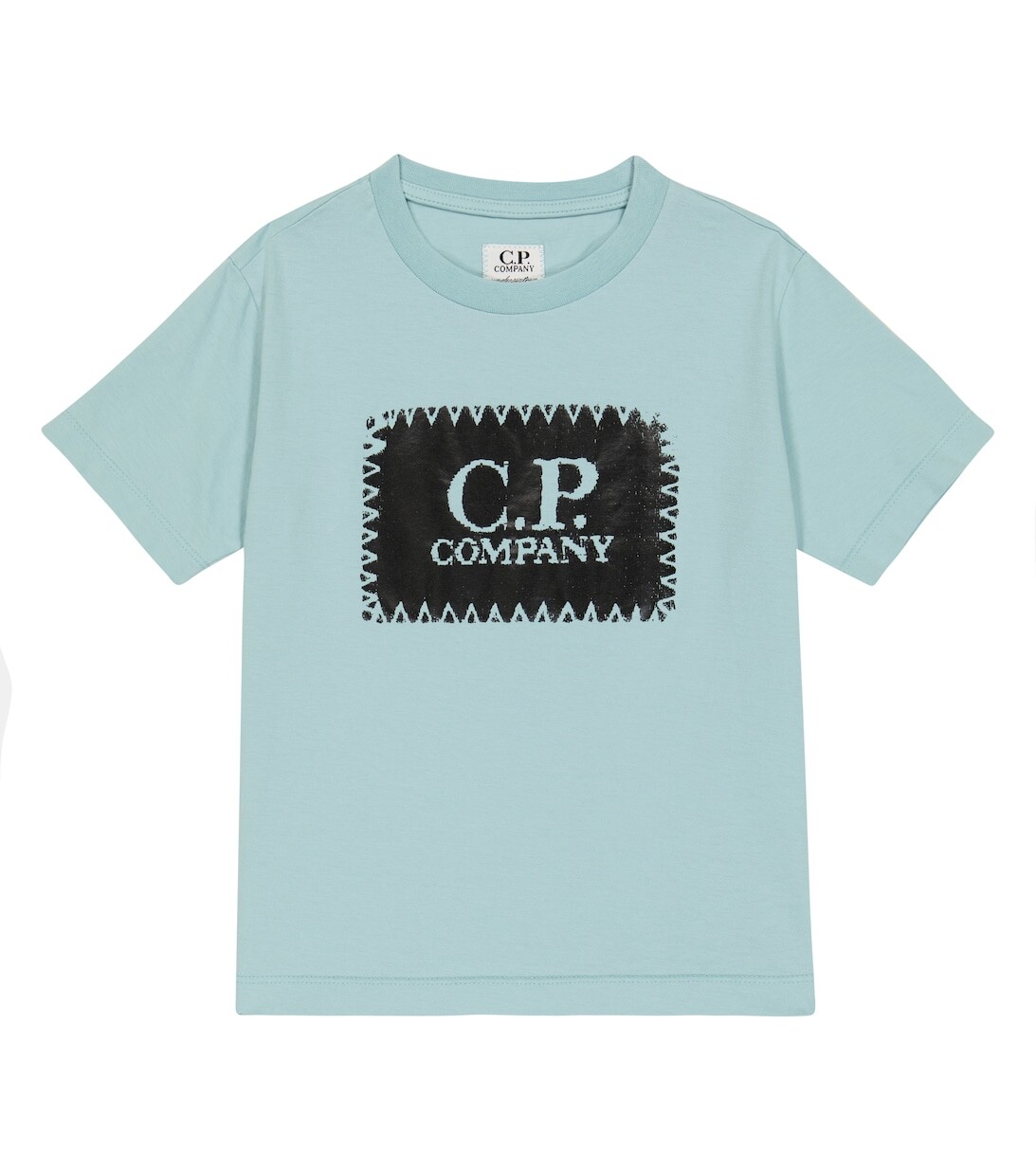 

Футболка из хлопкового джерси с логотипом C.P. COMPANY KIDS, синий