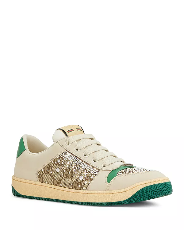 Женские кроссовки Screener Gucci, зеленый