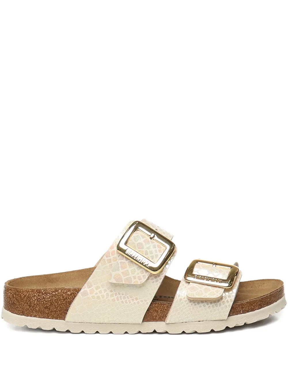 Сандалии Sydney из змеиной кожи с пряжкой BIRKENSTOCK, нейтральный