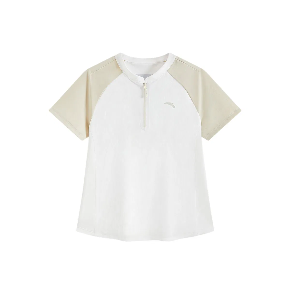Детская футболка с воротником-стойкой Antakids, Dark Chestnut Beige-1