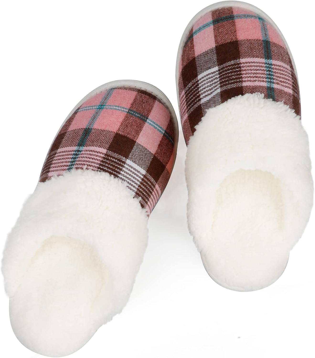 

Женские и мужские тапочки riemot с пенной вставкой для памяти, теплые пушистые домашние тапочки с мягкой подошвой, без меха, удобные, с противоскользящей подошвой для дома и путешествий, розовый