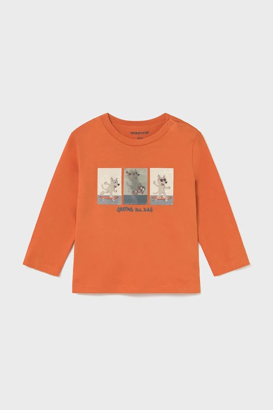 

Детская хлопковая водолазка Mayoral, оранжевый