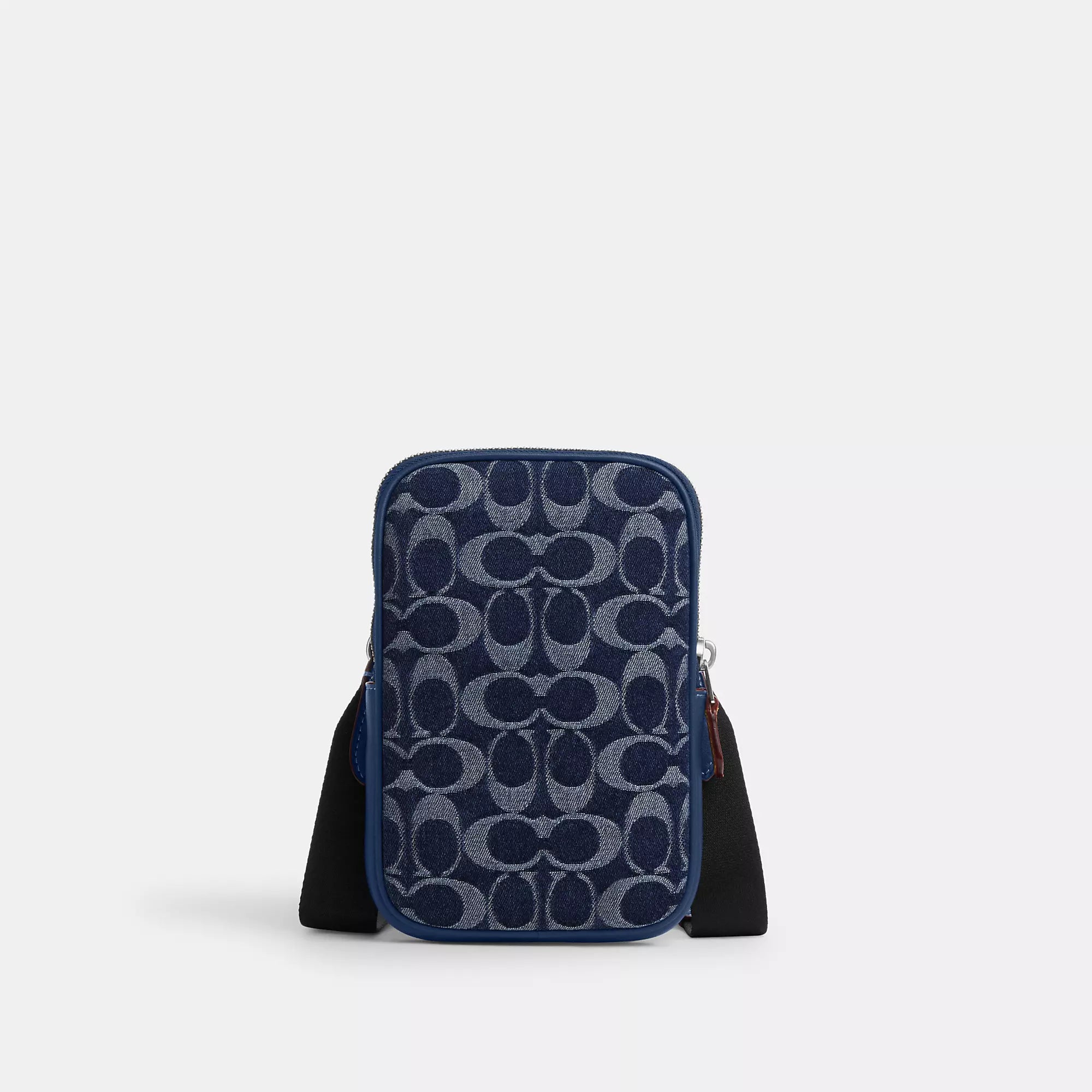 

Сумка через плечо Coach Outlet Aden из фирменного денима, серебряный/джинсовый/темно-синий