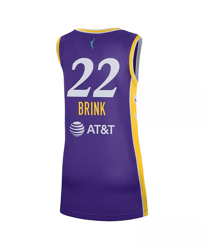 Мужская и женская баскетбольная майка Cameron Brink Los Angeles Sparks в фиолетовом цвете, коллекция WNBA Draft Explorer 2024 Nike — фото 3