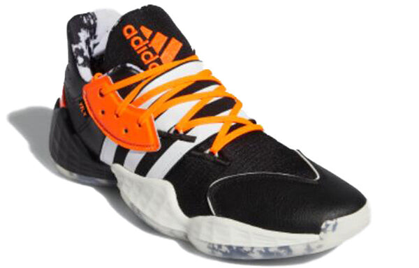 Кроссовки daniel patrick x harden vol. 4 Adidas, черный — фото 2