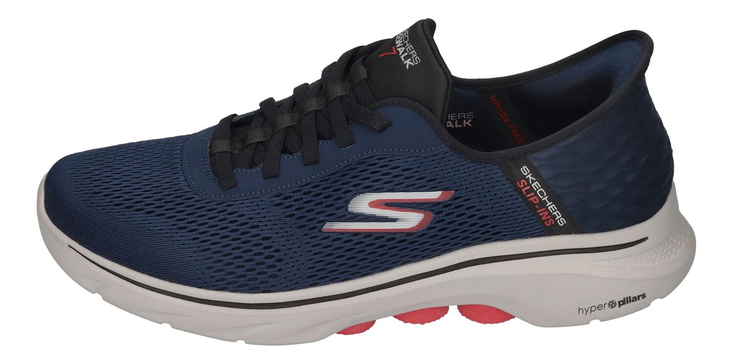Низкие кроссовки Skechers Low GO WALK 7 FREE HAND 2 216648, синий — фото 2