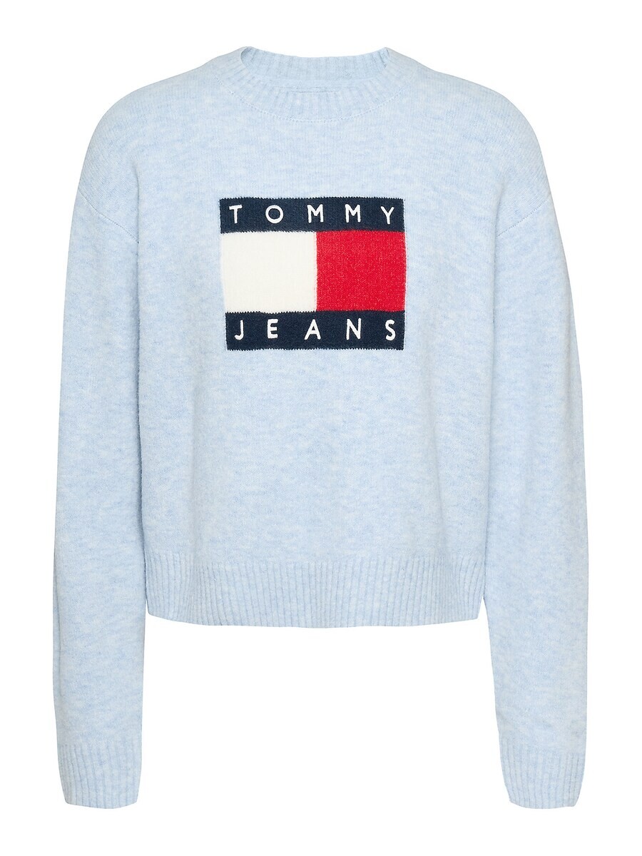 

Тонкий вязаный свитер Tommy Jeans Sweater, цвет night blue/light blue