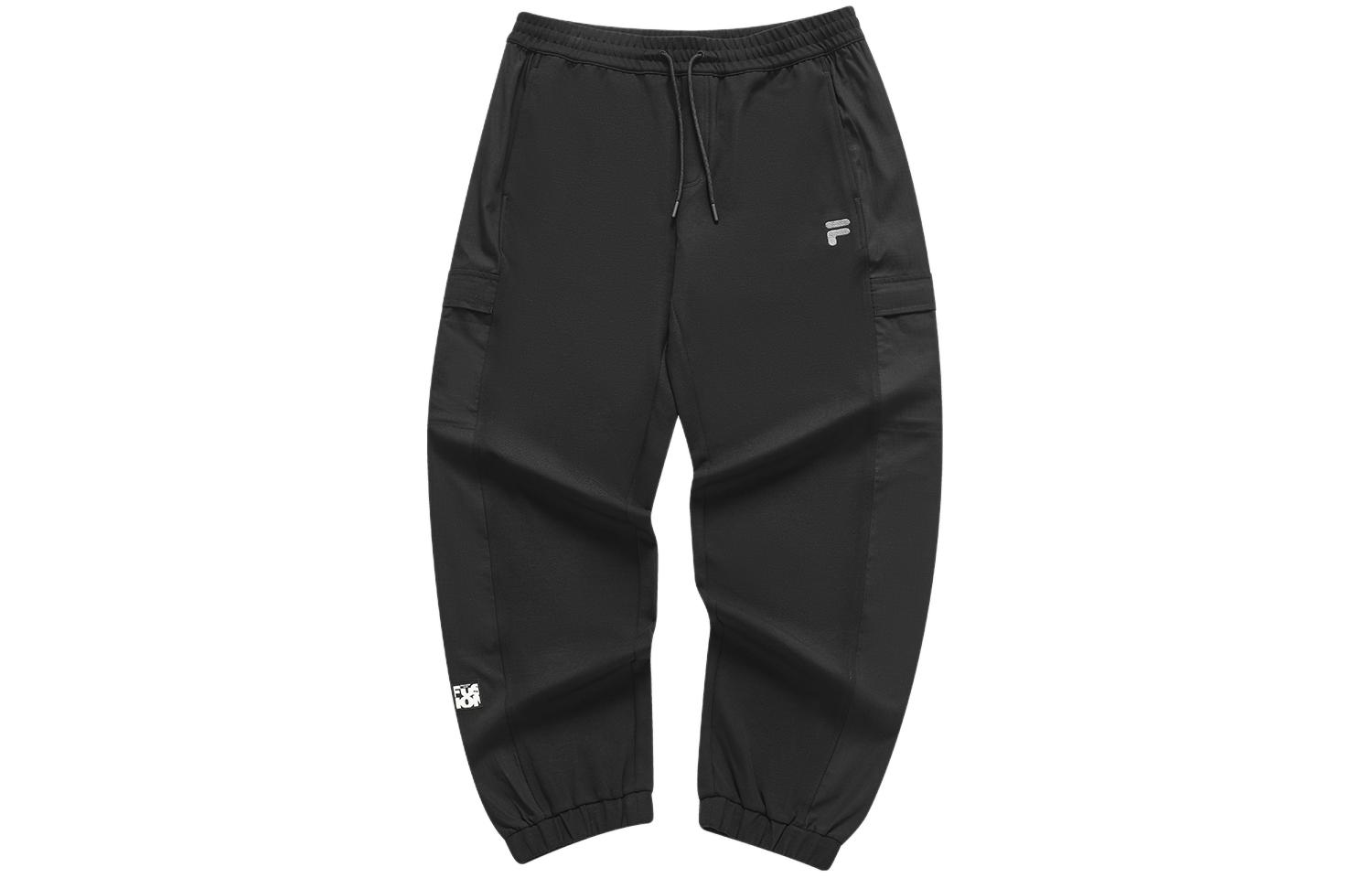 

ФИЛА ФЬЮЖН Вязаные спортивные штаны мужские Jet Black