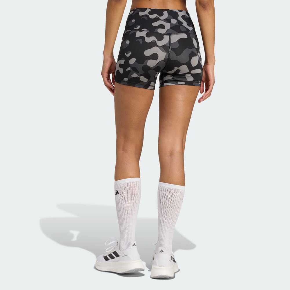 Спортивные шорты-леггинсы Adidas Camo Print Volleyball Shorts, цвет Grey Three/Team Dark Grey/Black — фото 2