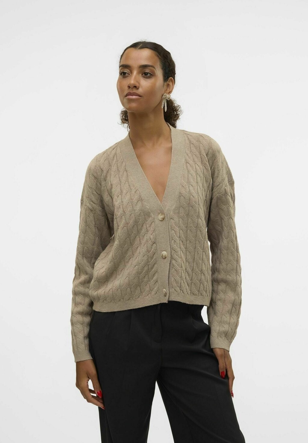 

Кардиган VMLORELLA Vero Moda, коричневый