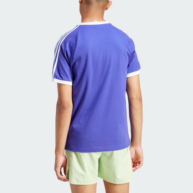 Футболка мужская ADICOLOR фиолетовая Adidas Originals, синий — фото 3